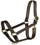 gatsby leather company 282995 stable halter: havanna brown, large horse - snap closure for optimal convenience! logo