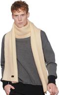 cacuss thick winter knitted neckwear men's accessories and scarves logo
