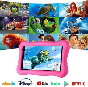 img 3 attached to Contixo Kids Tablet V10+: 7-inch HD Learning Tablet for Ages 3-7 with Parental Control, Camera, Android 10, 32GB, WiFi, Pink