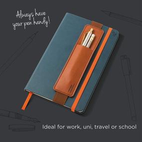 img 3 attached to 🖋️ Bookaroo Pen Pouch - Black: The Perfect Organizer for Your Writing Essentials