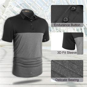 img 3 attached to Business X Large Men's Clothing: 👔 Sleek Sleeve Collared Shirts for a Sharp Look