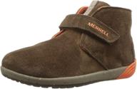 merrell fashion brown toddler boys' shoes with added support and traction logo