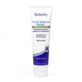 img 4 attached to TriDerma Gentle Face Cream: Effective Redness Relief for Facial Skin (3.3 Ounces)