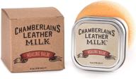 🛡️ leather conditioner & cleaner: scratches repair and milk healing balm - restores dry, cracked, scratched leather naturally and non-toxic logo