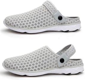 img 3 attached to 👟 Breathable Men's Shoes and Sandals - Meduman Slippers, Mules & Clogs