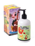 🍒 zoopy zoom - cherries cheer! 12 oz. kids liquid hand soap logo