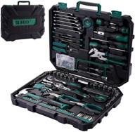 🔧 suncoo 168 piece home repair tool set: ultimate general household hand tool kit with screwdriver, hammer, wrench, plier & storage box logo