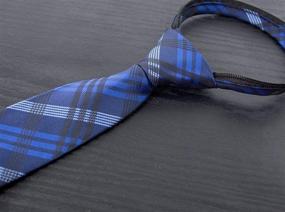 img 3 attached to 👔 Plaid Woven Zipper Boys' Accessories and Neckties by Spring Notion