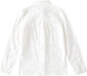 img 3 attached to Sofinee Place Button Blouse Spring Girls' Clothing in Tops, Tees & Blouses