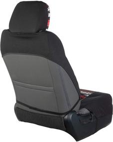 img 3 attached to Hooey Auto Seat and 🚗 Headrest Cover Set for Drivers and Passengers