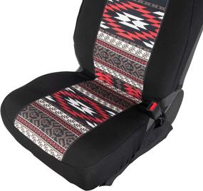 img 1 attached to Hooey Auto Seat and 🚗 Headrest Cover Set for Drivers and Passengers