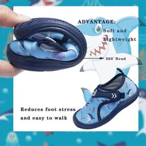 img 1 attached to 👟 DIMERRYI Lightweight Quick Dry Non Slip Sandals: Perfect Outdoor Shoes for Boys