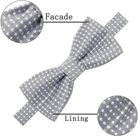 img 2 attached to 👶 AUSKY Adjustable Pre-Tied Bow Ties for Toddler Boys: A Variety of Stylish Accessories