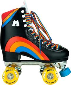 img 2 attached to 🌈 Moxi Skates Rainbow Rider: Rolling in Style with Fun and Fashionable Women's Roller Skates