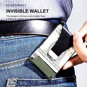 img 1 attached to 🔒 Minimalist Anti-Theft Wallet for Men and Women