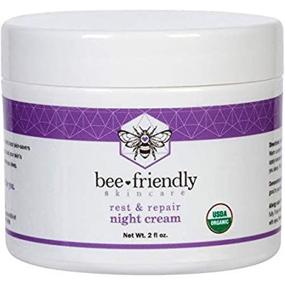 img 3 attached to 🐝 BeeFriendly USDA Certified Organic Night Cream: The Ultimate Anti-Wrinkle & Anti-Aging Solution for Men and Women - Deep Hydration & Moisturization for Face, Eyes, Neck & Decollete - 2 oz
