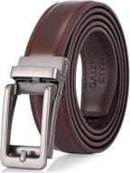 men's leather ratchet belt - gallery seven's must-have accessory for men logo