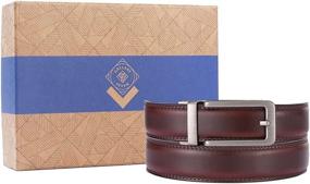 img 3 attached to Men's Leather Ratchet Belt - Gallery Seven's Must-Have Accessory for Men