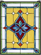 enhance your windows with gorgeous 🌈 st. katherine's row stained glass panel window hangings logo