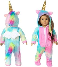 img 4 attached to 🦄 BDDOLL Rainbow Unicorn Apparel & Accessories