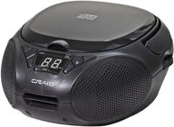 🎶 craig cd6925bt-bk: top-loading portable stereo cd boombox with bluetooth & programmable cd player logo