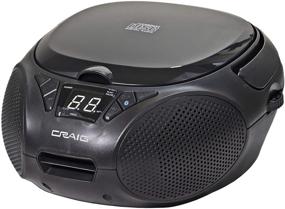 img 4 attached to 🎶 Craig CD6925BT-BK: Портативная стерео CD радиосистема с Bluetooth и программным CD-плеером, загрузка сверху