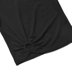 img 1 attached to 👚 Стильные и удобные рукава Летние повседневные желтые футболки - Детская одежда для девочек, топы, майки и блузки!
