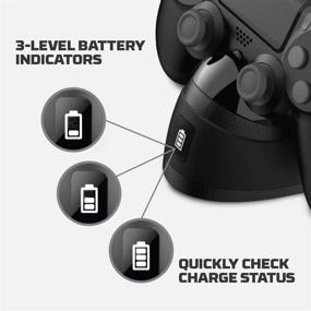 img 1 attached to 🎮 Улучши свою игровую практику: Зарядное устройство HyperX ChargePlay Duo - Двойная станция для зарядки контроллеров PS4.