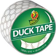 🦆 duck brand honeycomb printed duct tape, 1.88" x 10 yards - single roll logo