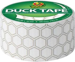 img 3 attached to 🦆 Duck Brand Honeycomb Printed Duct Tape, 1.88" x 10 Yards - Single Roll