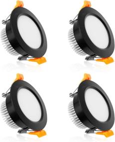 img 4 attached to YGS-Tech 2 Inch LED Recessed Lighting Downlights: Dimmable, Daylight White, CRI80, 4 Pack