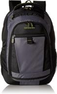 sleek and durable: samsonite tectonic medium backpack in black - top rated backpacks logo