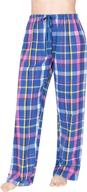 👚 women's super flannel plaid pajama set - clothing and lingerie for sleep & lounge logo