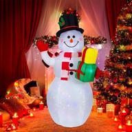 christmas inflatables snowman decorations built logo