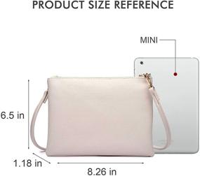 img 2 attached to Stylish and Versatile Women's Crossbody Shoulder Handbags with Detachable Wallet – Lightweight PU Material