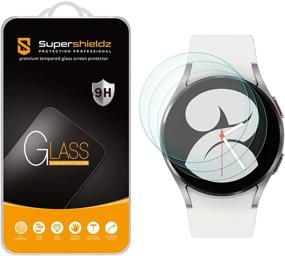 img 4 attached to 📱 Supershieldz Защитное стекло для экрана Samsung Galaxy Watch 4 (40 мм) - набор из 3 штук, устойчивое к царапинам, без пузырей