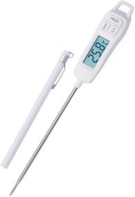 img 4 attached to 🔥 Digital Meat Thermometer with Super Long Probe for Accurate Cooking: BBQ, Grill, Smoker, Deep Fry