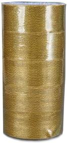 img 2 attached to 🎀 Fashewelry Golden Glitter Organza Ribbon - 5 Rolls, 125 Yards - Ideal for Bows, Presents, Crafts, Weddings, Birthdays & More!