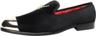 elanroman loafers velvet fashion wedding men's shoes in loafers & slip-ons logo