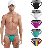 🩲 f plus r 2 inch waistband men's athletic supporter jockstrap: maximum comfort and support for active men logo