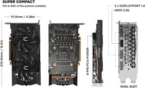 img 3 attached to ZOTAC Gaming GeForce GTX 1660: Super Compact Graphics Card, 6GB GDDR5, 192-bit, ZT-T16600K-10M