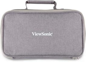 img 4 attached to 👜Превосходный сумка серого цвета со змейкой для проектора ViewSonic M1: мягкая прокладка для защиты.