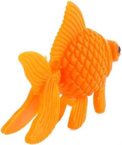 img 3 attached to 🐠 XMHF Orange Goldfish Ornament 10PCS - Artificial Floating Plastic Decoration for Aquarium Fish Bowl Tank