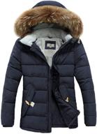 🧥 warm and stylish: foursteeds womens faux fur hooded winter parka puffer coat logo