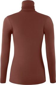 img 2 attached to 🧥 Stay Stylishly Cozy with AUHEGN Women's Lightweight Turtleneck Sweater