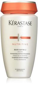 img 2 attached to 💆 Kerastase Nutritive Bain Satin 2 Shampoo: 8.5 Ounce, Nourishing Hair Care Solution