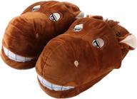 🐾 plush microfiber unisex children's animal slippers - size 1, 2, 3 logo