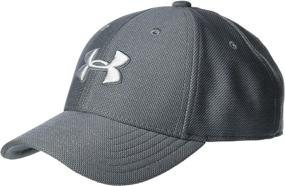img 3 attached to Heathered Blitzing 3.0 Cap for Boys by Under Armour