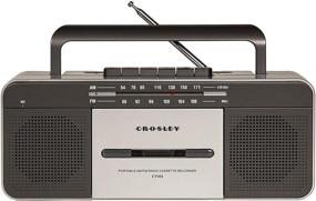 img 3 attached to Портативный кассетный плеер Crosley CT101A-GY серого цвета с Bluetooth и AM/FM радио