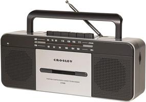 img 4 attached to Портативный кассетный плеер Crosley CT101A-GY серого цвета с Bluetooth и AM/FM радио